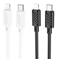 Kabelis USB C į Lightning Hoco PD 27W 2 m X88 juodas