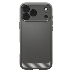 Spigen Rugged Armor Mag Magnetinis dėklas telefonui iPhone 17 Pro - Pilkas