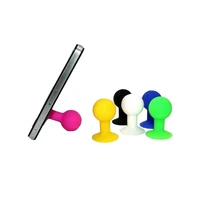 Telefono laikiklis su apvalia galvute - baltas