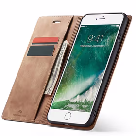 Spacecase piniginės dėklas iPhone 6/6s Plus šviesiai rudas