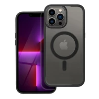 COLOR EDGE MAG COVER dėklas telefonui suderinamas su Magnetiniu IPHONE 13 Pro Max juodas