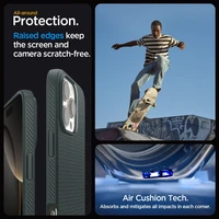 Spigen Liquid Air dėklas telefonui iPhone 16 Pro Max - žalias