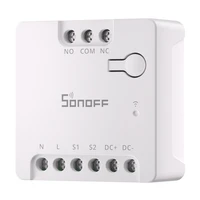 SONOFF MINI-D išmanusis WiFi Matter jungiklis (AC/DC 12-48V, sausas kontaktas)