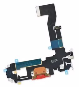 Lanksčioji jungtis skirta iPhone 12 įkrovimo kontaktų, su mikrofonu Red ORG