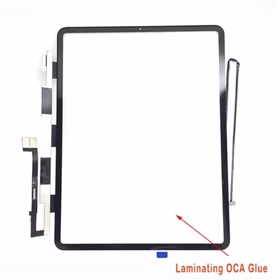 Lietimui jautrus stikliukas skirtas "Pro+" Apple iPad Pro 11'' (1st 2018) / iPad 11'' (2nd 2020) / juodas / stiklas + OCA XH 250um