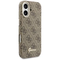 GUESS case for IPHONE 17 compatible with MagSafe GUHMP17S5P4FWMSW (PU FW 4G Script) brown