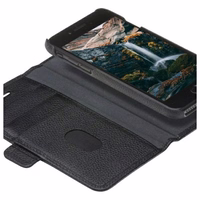 Dėklas dbramante 1928 New York 2w1 Wallet iPhone 7/8/SE 2020/SE 2022 juodas