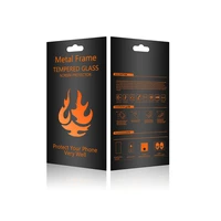 Apsauginis stiklas su metalo rėmu skirtas Samsung Galaxy A15 5G, juodas rėmas