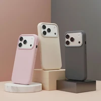 Dėklas skirtas iPhone 15 PRO Forcell F-Protect Frame Premium suderinamas su Magsafe senovinė balta