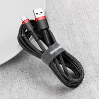 Baseus kabelis Cafule USB - USB-C 1,0 m 3A raudonas-juodas