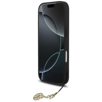 Guess 4G Charms Collection MagSafe dėklas telefonui iPhone 17 Pro - juodas