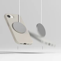 Ringke Silikoninis Magsafe iPhone 16e dėklas - smėlio