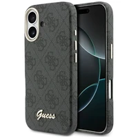 GUESS case for IPHONE 17 compatible with MagSafe GUHMP17S5P4FWMSK (PU FW 4G Script) black