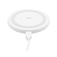 Puro belaidis įkroviklis Android, iPhone telefonams - baltas