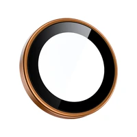 Benks grūdintas stiklas DR Sapphire Lens Protector kamerai iPhone 17 Pro/17 Pro Max (3 lęšiai) oranžinis