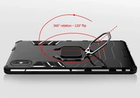 Dėklas telefonui Ring Armor Samsung Galaxy A55 5G juodas