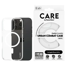 CARE by PanzerGlass Flagship dėklas iPhone 16 Pro 6.3" juodas/juodas magnetinis 1346