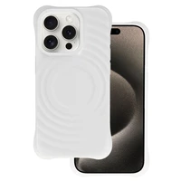 Tel Protect Wave Magnetinis dėklas telefonui Iphone 15 Pro balta