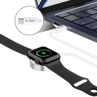 Tech-Protect UltraBoost magnetinis indukcinis įkroviklis su USB-C jungtimi Apple Watch 1.2m - baltas