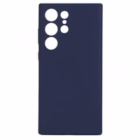 Dėklas "TM Pure Silicone" skirtas Samsung G990 S21 FE / Midnight Blue / (Blister)