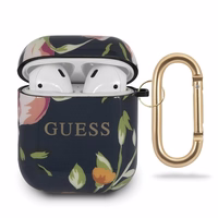 Guess GUACA2TPUBKFL03 AirPods 1/2 dėklas mėlynas N.3 Flower Collection