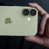 Benks grūdintas stiklas Glass Warrior Lens Protector kamerai iPhone 17 (2 lęšiai) žalias