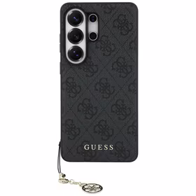 Guess dėklas 4G Classic Logo Charm MagSafe for Samsung Galaxy S26 Ultra juodas