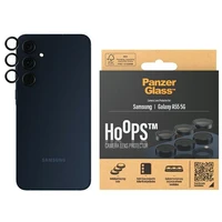 PanzerGlass Hoops kameros apsauga Samsung Galaxy A55 5G - su juodu rėmeliu