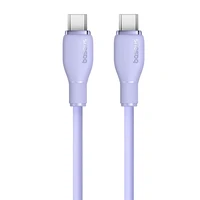Baseus Pudding 100W USB-C - USB-C kabelis 2m - violetinis