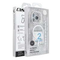 Dėklas LENS MAG COVER suderinamas su MagSafe telefonui IPHONE 16 PRO MAX baltas