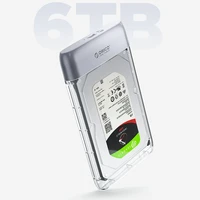 "Orico TX25C3" 2,5 colių HDD/SSD USB-C 5Gb/s diskinis kaupiklis - skaidrus