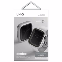 Uniq Moduo dėklas Apple Watch 4/5/6/7/8/SE/SE2 44/45mm - kreminė pilka