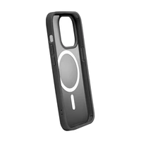 Puro Gradient dėklas su magnetiniu iPhone 15 Pro - juodas