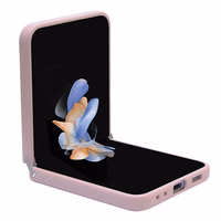 Guess Glitter Script dėklas telefonui Samsung Galaxy Z Flip 5 - rožinis