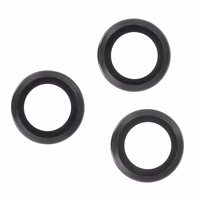 Akinių su lęšiais rinkinys, skirtas "Samsung Galaxy A15 4G / A15 5G", juodas rėmelis (3 vnt.)