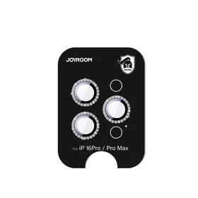 Joyroom JR-MSJ0307 Apsauginis stiklas iPhone 16 Pro/16 Pro Max objektyvams - juoda