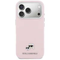 Karl Lagerfeld case for iPhone 17 Pro 6,3" HC MAGSAFE PU FW W/ K&C HEAD PIN PINK