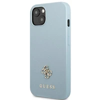 Guess GUHCP13SP4TPB iPhone 13 mini 5.4 Blue/Blue hardcase 4G Triangle Logo Cardslot