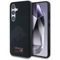 RED BULL dėklas telefonui SAMSUNG S25 Ultra RBHMS25L24PUBUFV (Magnetinis tinklelis PU su įspaustu buliu) tamsiai mėlyna