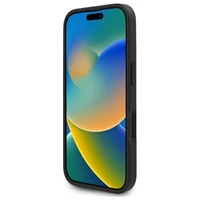 Karl Lagerfeld Kortelių Lizdai Monograma iPhone 16 Dėklas - Juodas