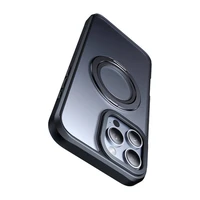 McDodo PC-4932 MagSafe dėklas iPhone 16 Pro su stovu (juodas)