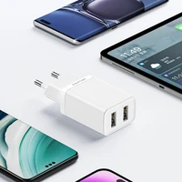 Įkroviklis Awei C15L-EU 10W 2xUSB-A + USB-A to Lightning cable 1.0m baltas