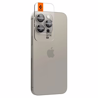 Spigen Optik.tR EZ Fit kameros apsauga iPhone 14 Pro / Pro Max / 15 Pro / Pro Max – natūralus titanas, 2 vnt.