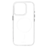 Liavec Blizgus Magnetinis Skaidrus dėklas telefonui Iphone 13 Pro balta