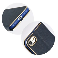 LUNA Book Gold dėklas telefonui SAMSUNG J5 2017 tamsiai mėlynas