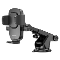 Borofone automobilinis laikiklis BH60 Dainty su tvirtinimu prie priekinio stiklo juodas