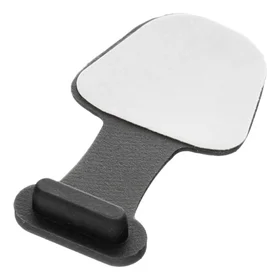 USB-C įkrovimo lizdo dangtelis su laikikliu juodas