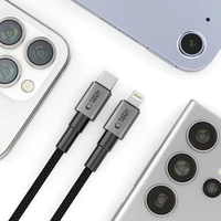 Tech-Protect Ultraboost DNA USB-C / Lightning PD27W/3A laidas 200 cm - pilkas