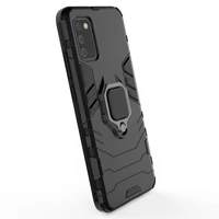 Ring Armor tvirtas hibridinis dėklas telefonui su magnetiniu laikikliu Samsung Galaxy A03s (166.5) juodas