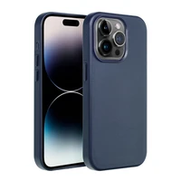 LEATHER MAG COVER dėklas telefonui IPHONE 16 Plus indigo mėlynas